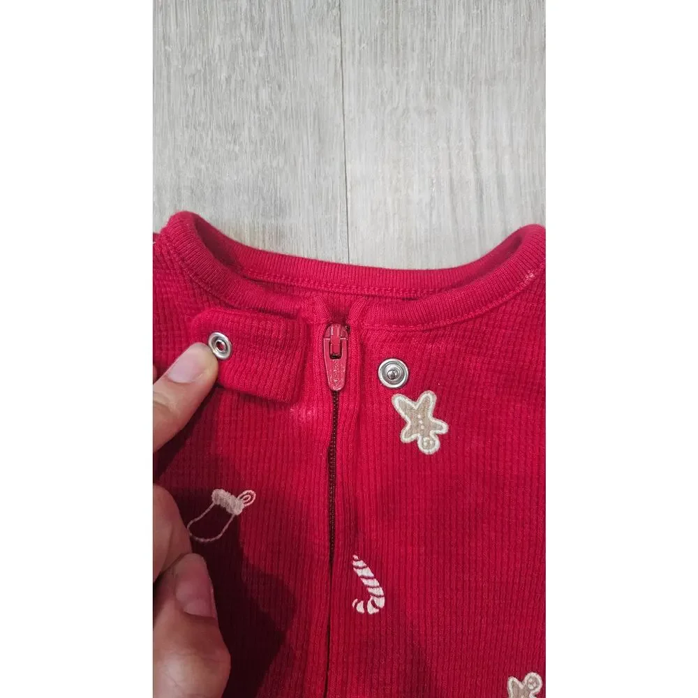 Carter's 3 Month Old Baby Clothes Pack of Three Onesies Christmas Bundle
